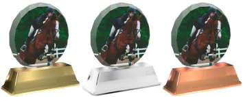 Akrylátová trofej ACE2003M34 | Jezdectví Barva: stříbro