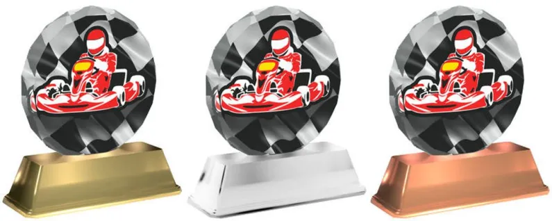 Akrylátová trofej ACE2003M35 | Motorsport Barva: bronz