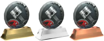 Akrylátová trofej ACE2003M36 | Motorsport Barva: stříbro