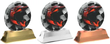 Akrylátová trofej ACE2003M38 | Motorsport Barva: bronz