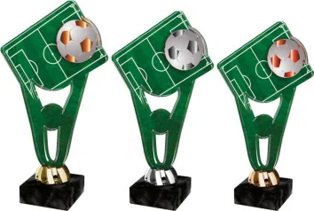 Plaketa PLA0002 | Fotbal Výška cm: 19,5, Barva: Bronz