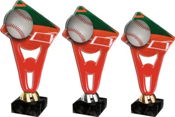Plaketa PLA0009 | Baseball Výška cm: 19,5, Barva: Bronz
