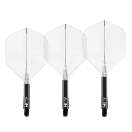 Red Dragon Letky Nitro Flite - No2 - black & clear - midi