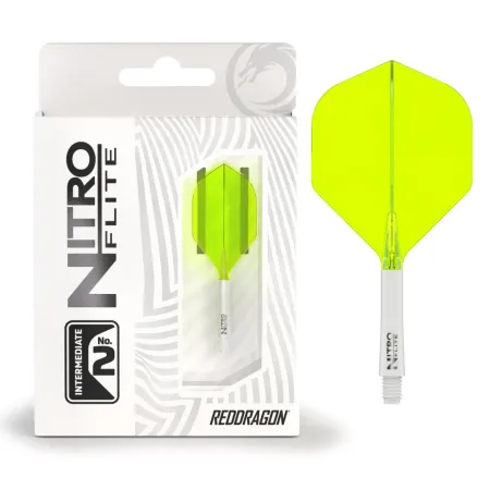 Red Dragon Letky Nitro Flite - No2 - white & yellow - midi
