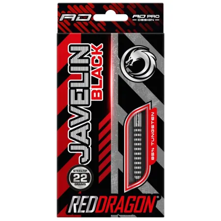 Red Dragon Šipky Steel Javelin Black - 22g