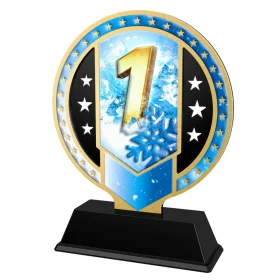 Kovová trofej SAM03M45 | Čísla Výška cm: 13, Barva: bronz
