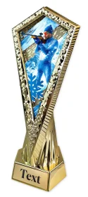 Sportovní trofej AY1M38 | Biatlon Výška 27cm, barva: stříbro