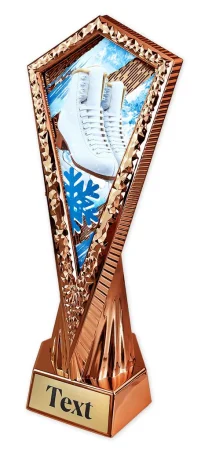Sportovní trofej AY1M39 | Bruslení Výška 27cm, barva: zlato