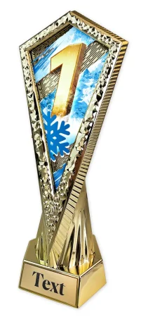 Sportovní trofej AY1M40 | Čísla Výška 27cm, barva: stříbro