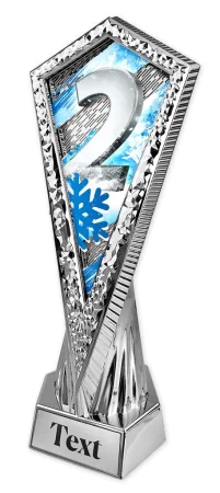 Sportovní trofej AY1M40 | Čísla Výška 27cm, barva: stříbro