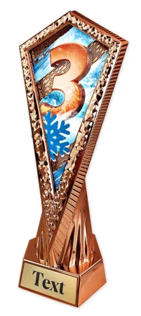 Sportovní trofej AY1M40 | Čísla Výška 27cm, barva: stříbro