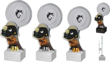 Akrylátová trofej ACTD0034M2 | Hasiči Výška cm: 25, Barva: zlato, Podstavec: bílý