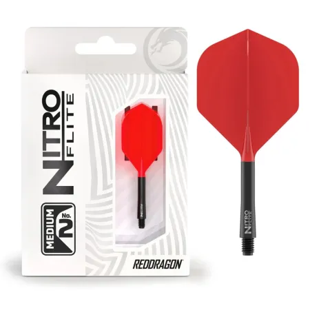 Red Dragon Letky Nitro Flite - No2 - black & red - medium