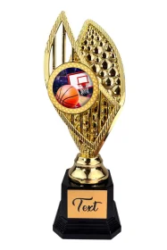 Designová trofej AV1M02 | Basketball Výška: 31cm, Barva: stříbro