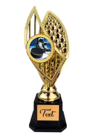 Designová trofej AV1M03 | Hokej Výška: 31cm, Barva: stříbro