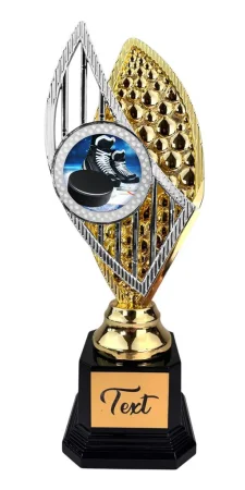 Designová trofej AV1M03 | Hokej Výška: 31cm, Barva: zlato