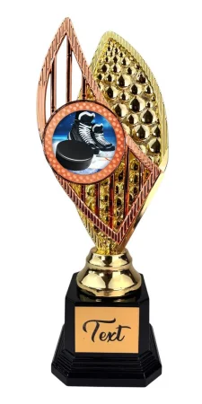 Designová trofej AV1M03 | Hokej Výška: 31cm, Barva: zlato
