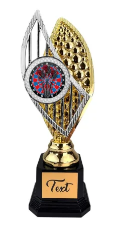 Designová trofej AV1M05 | Šipky Výška: 31cm, Barva: stříbro