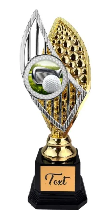 Designová trofej AV1M06 | Golf Výška: 31cm, Barva: bronz