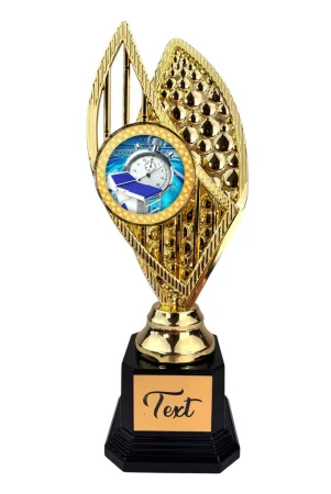 Designová trofej AV1M13 | Plavání Výška: 31cm, Barva: bronz