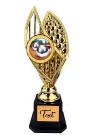 Designová trofej AV1M15 | Petanque Výška: 31cm, Barva: stříbro