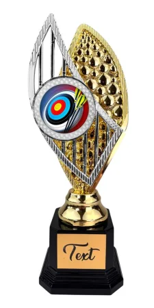 Designová trofej AV1M16 | Lukostřelba Výška: 31cm, Barva: zlato