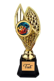 Designová trofej AV1M19 | Cyklistika Výška: 31cm, Barva: zlato