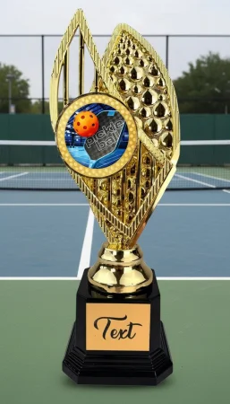 Designová trofej AV1M27 | Pickleball Výška: 31cm, Barva: bronz