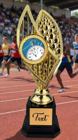 Designová trofej AV1M36 | Atletika Výška: 31cm, Barva: bronz