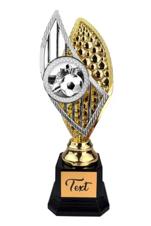 Designová trofej AVR1M01 | Fotbal Výška: 31cm, Barva: stříbro