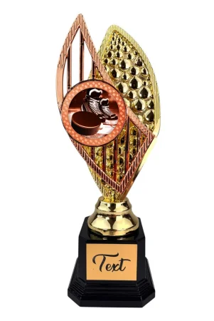 Designová trofej AVR1M03 | Hokej Výška: 31cm, Barva: zlato