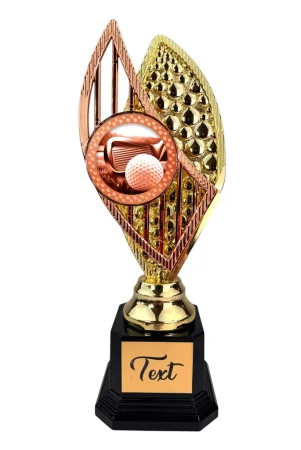 Designová trofej AVR1M06 | Golf Výška: 31cm, Barva: zlato