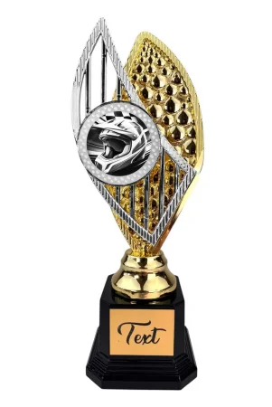 Designová trofej AVR1M08 | Motorsport Výška: 31cm, Barva: zlato