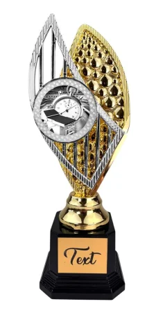 Designová trofej AVR1M13 | Plavání Výška: 31cm, Barva: stříbro