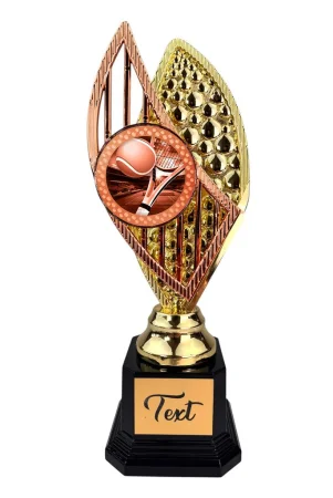 Designová trofej AVR1M20 | Tenis Výška: 31cm, Barva: bronz