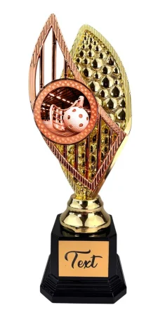 Designová trofej AVR1M21 | Florbal Výška: 31cm, Barva: stříbro
