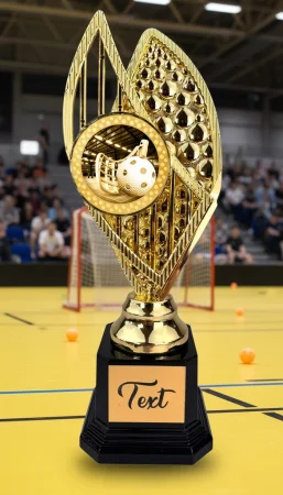 Designová trofej AVR1M21 | Florbal Výška: 31cm, Barva: stříbro