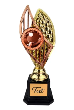 Designová trofej AVR1M31 | Stolní tenis Výška: 31cm, Barva: bronz