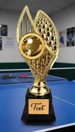 Designová trofej AVR1M31 | Stolní tenis Výška: 31cm, Barva: bronz