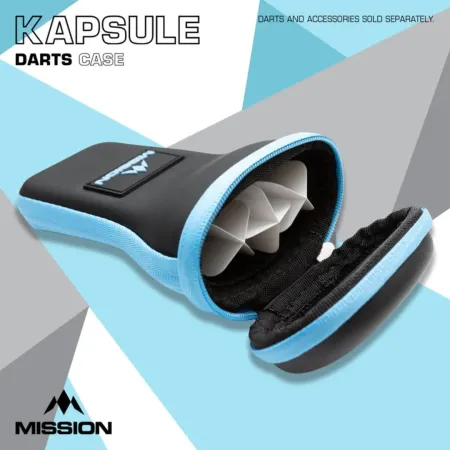 Mission Pouzdro na šipky Kapsule - EVA Drop-In Case - Black & Grey