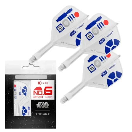 Target - darts Letky K-Flex - Star Wars - R2D2 - No6 - Medium - TRG410512