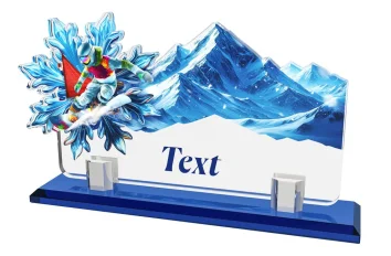 Akrylátová trofej APLAG26M03 | Snowboard