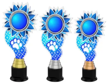 Akrylátová trofej ACTKC0014 | Kynologie Výška cm: 30, Barva: bronz