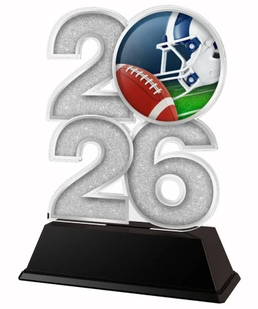 Akrylátová trofej C2026M26 | Americký fotbal Výška cm: 17,5, Šířka cm: 12,5, bronz