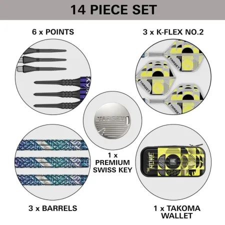 Target - darts Šipky Luke Littler - Edge - 19g