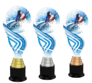 Akrylátová trofej ACTAS0003 Výška cm: 29, Barva: zlato