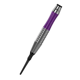 Mission Šipky Phantom - Silver & Purple Brass - 18g