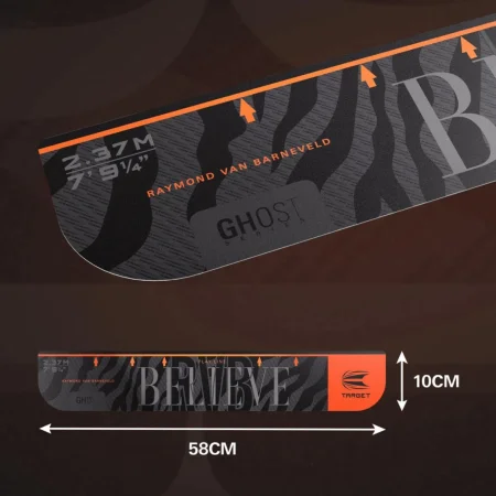 Target - darts Odhodová čára - Throw Line - Ghost - Raymond van Barneveld