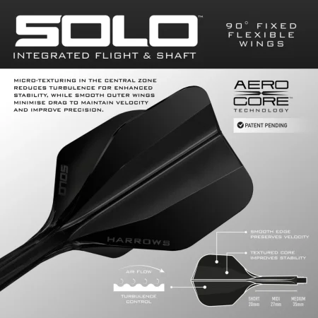 Harrows Letky Solo - No6 - Midi - Black