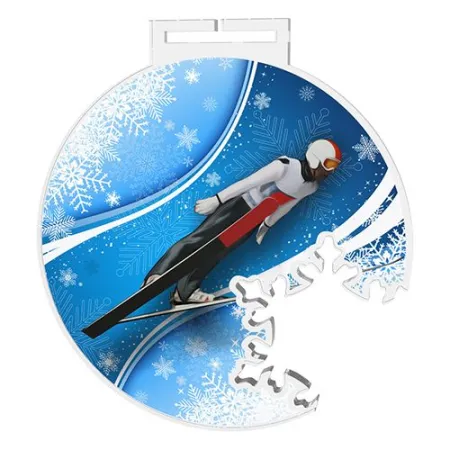 Akrylátová medaile MDAS0018 Průměr cm: 10, Stuha: ST12